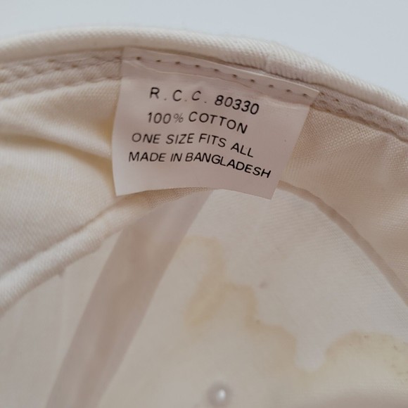 Vintage Teaming Up For Success White Rope Snapback Trucker Hat Cap Distressed - Picture 9 of 13